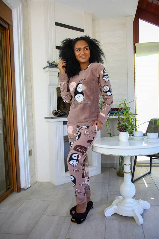 Welsoft Polar Women's Pajamas Set 8502 - 4