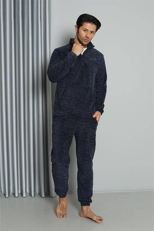 WelSoft Polar Zippered Men's Pajama Set 6839 - 1