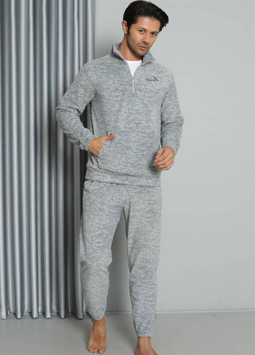 WelSoft Polar Zippered Men's Pajama Set 6840 - 1