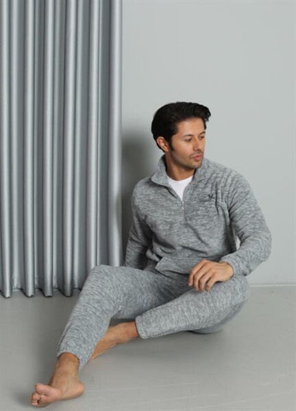 WelSoft Polar Zippered Men's Pajama Set 6840 - 3