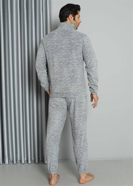 WelSoft Polar Zippered Men's Pajama Set 6840 - 4