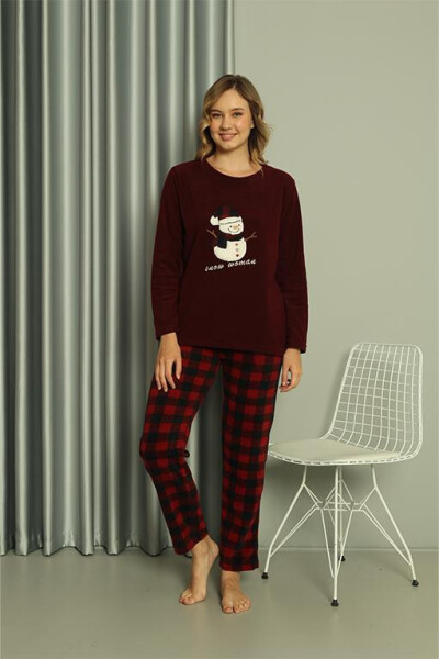 Welsoft Women's Polar Lover Combination Pajama Set 50120 Price is for One Set - 8