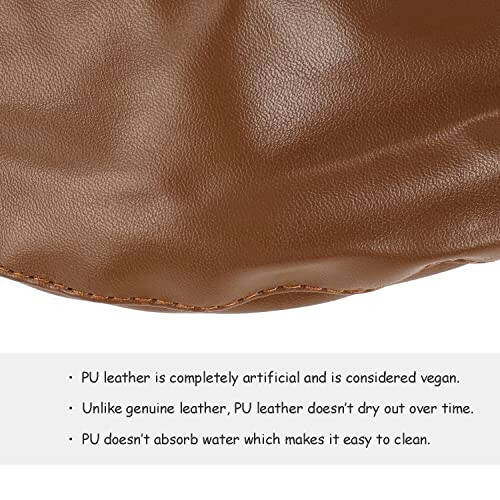 Wheebo PU Leather Berets for Women French Beret Hats Artist Painter Hat Classic Solid Style - 5