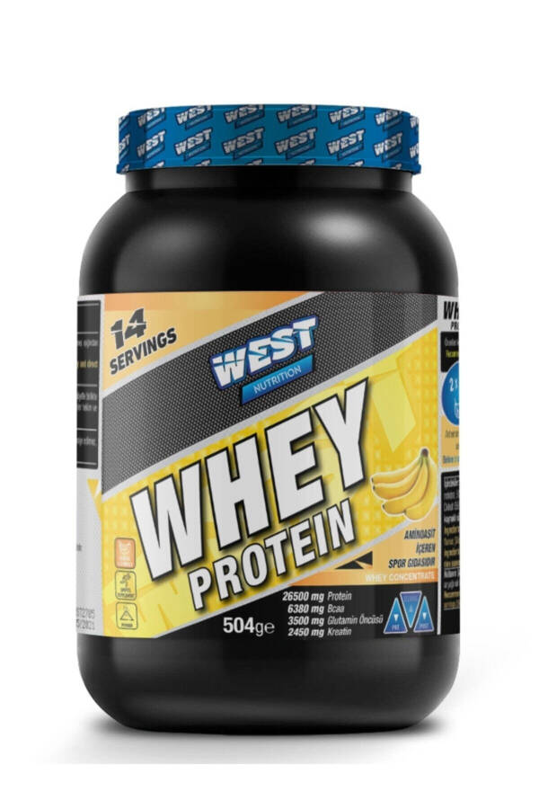 Whey Protein Powder 540 g 18 Servings Banana Flavor - 3