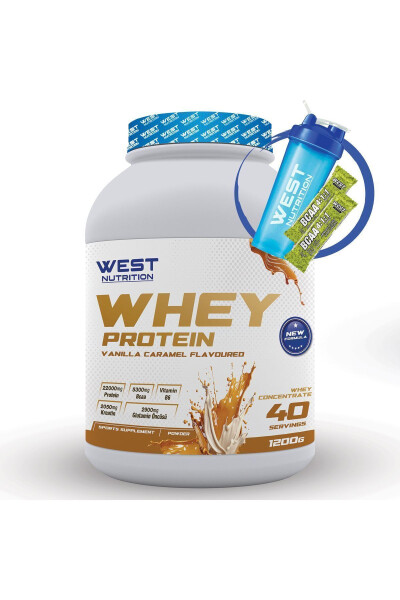 Whey Protein Tozu 1200 gr 40 Servis Vanilya & Karamel - 1