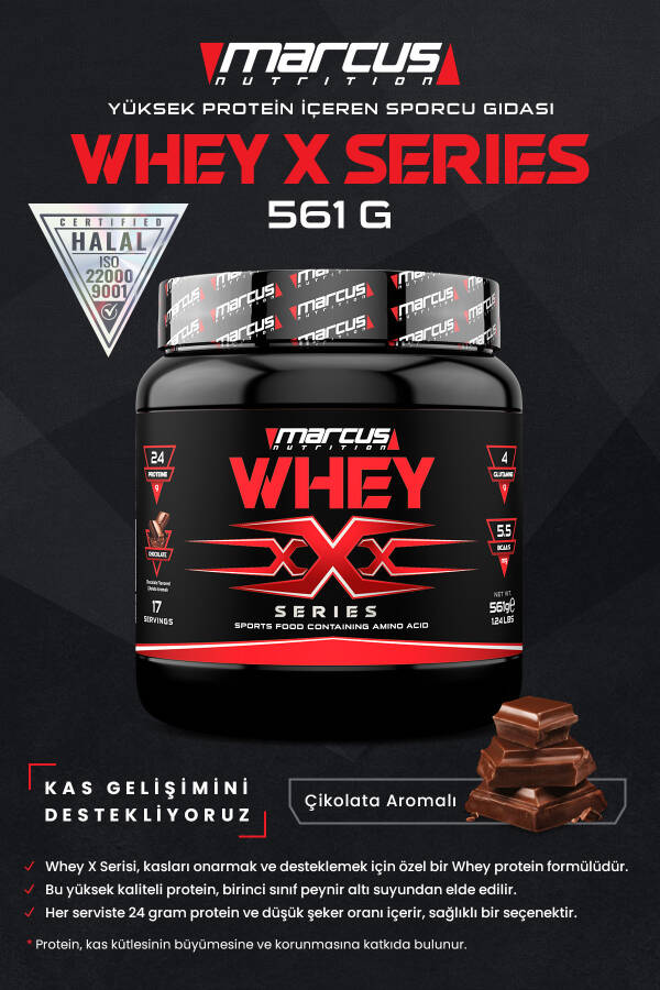 Whey Protein Tozu X Serisi 561 G (ÇİKOLATA AROMALI) - 3