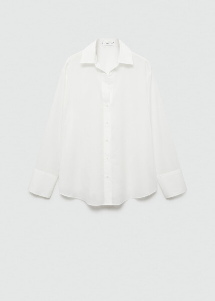 White 100% cotton shirt - 1