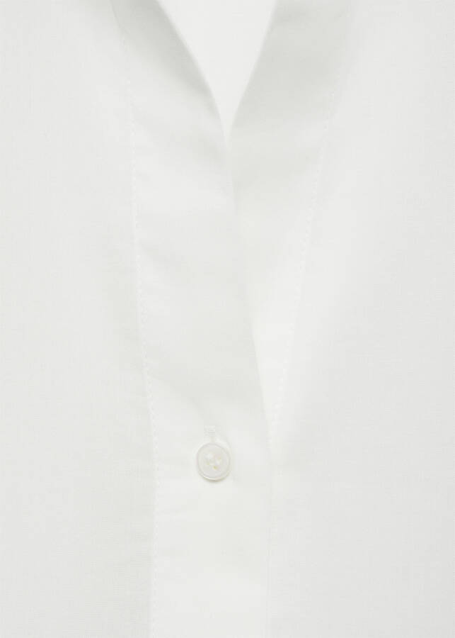 White 100% cotton shirt - 5