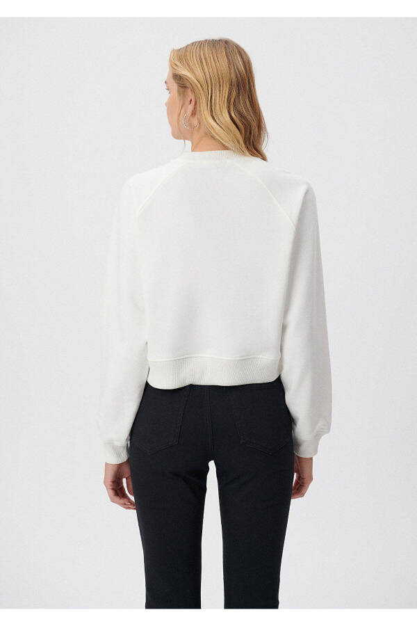 White Crew Neck Sweatshirt 1S10005-70057 - 18