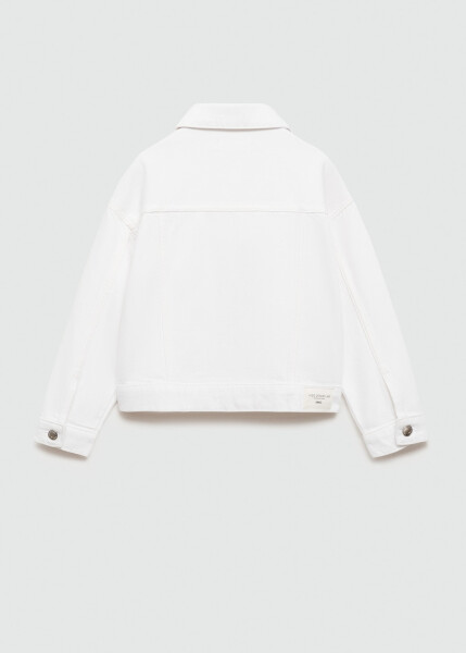 White denim jacket with pockets - 10