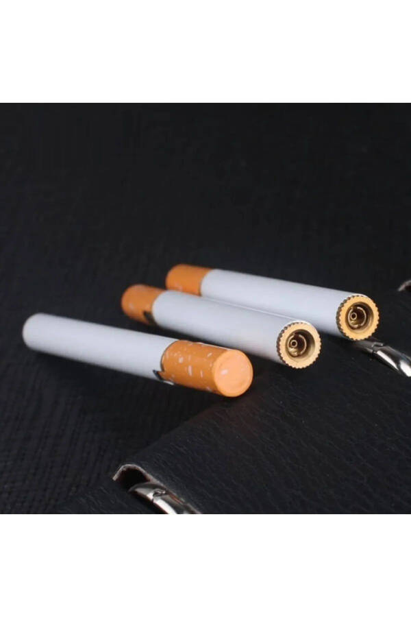 White Gift Lighter with Butane Gas in Cigarette Shape - 6