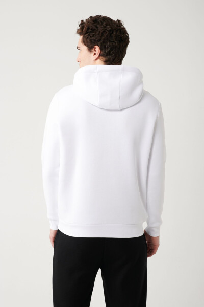 White Hooded Sweatshirt - 4