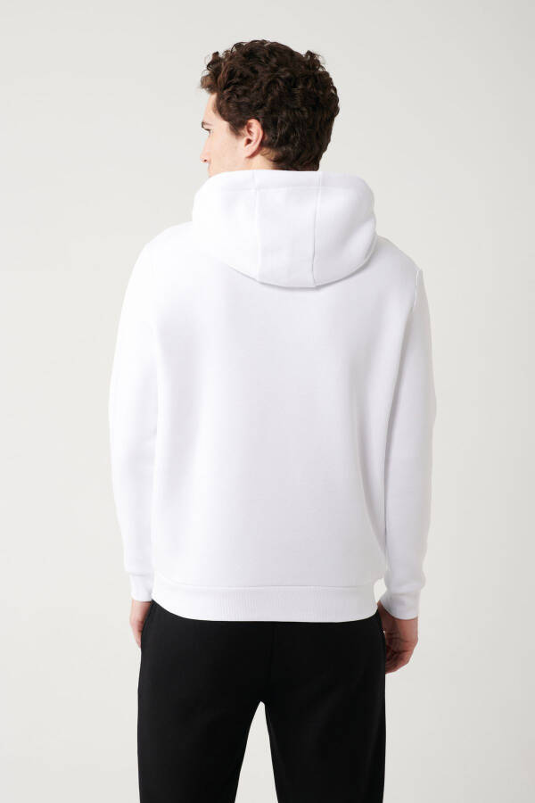 White Hooded Sweatshirt - 4