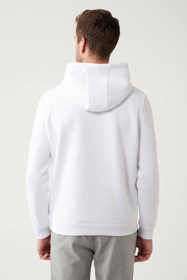 White Hooded Sweatshirt - 4