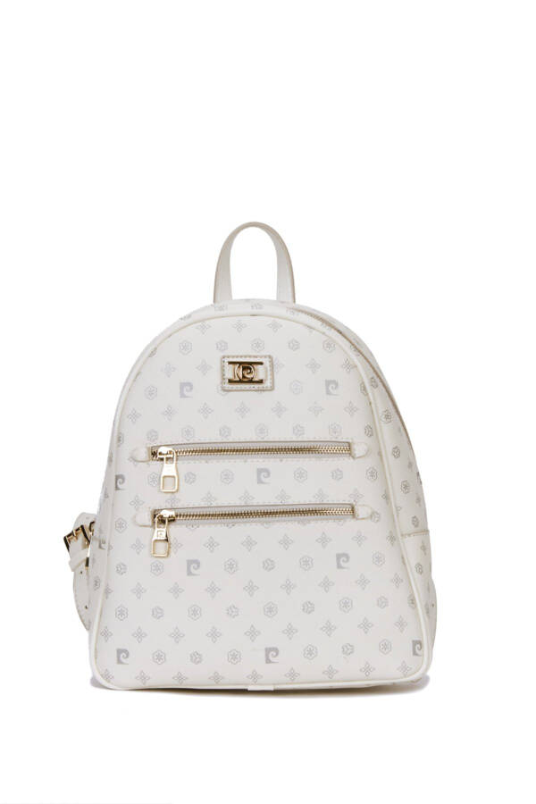 White Monogram Women's Backpack 05PO22Y1577 - 2