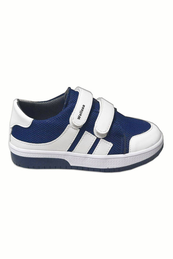 White Navy Anorak Kids' Sport Shoes - 2