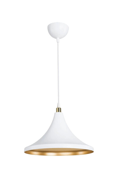 White Pendant Chandelier Bedroom Living Room Kitchen Corridor Lamp - 2