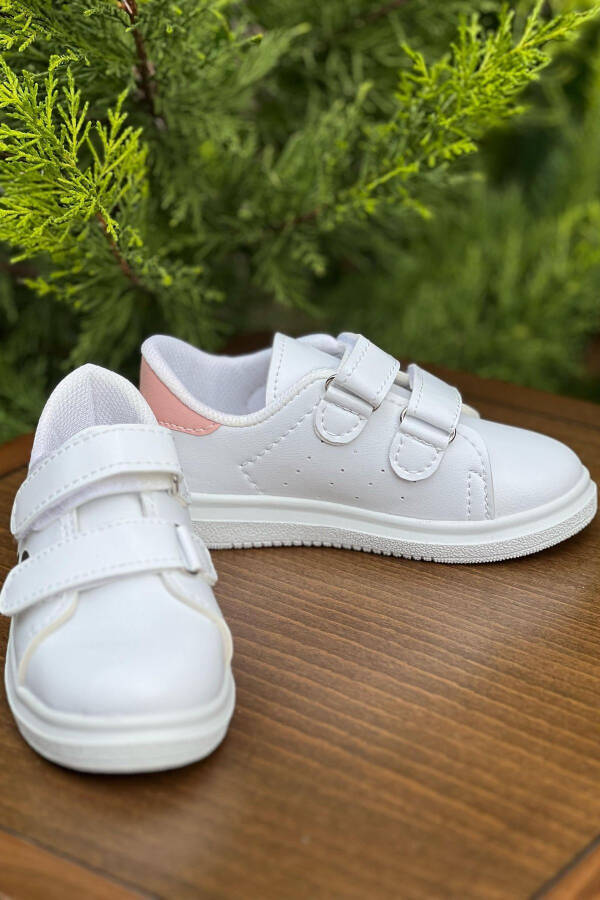 White-Pink Mickey Sport Children's Shoes - 5