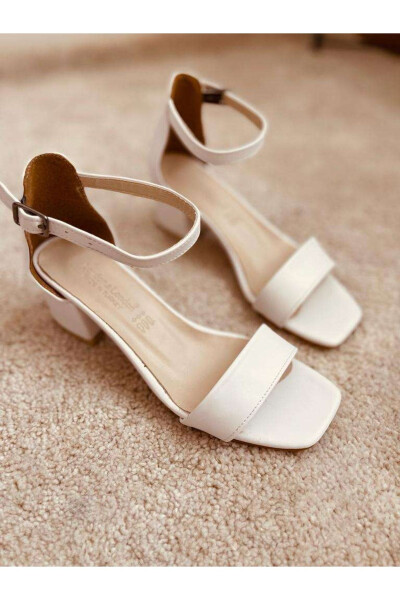 White Ribbon Bridal Classic Heeled Shoes - 1