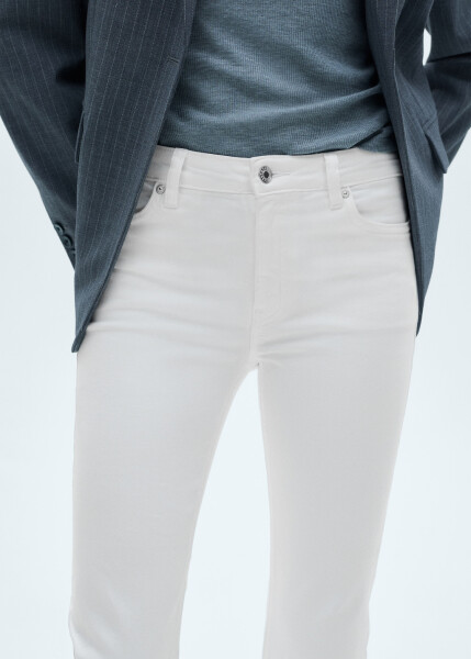 White Sienna flare crop jeans - 2