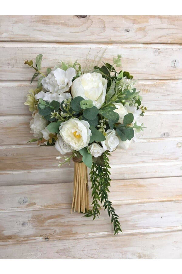 White Toned Hand Bouquet - 17