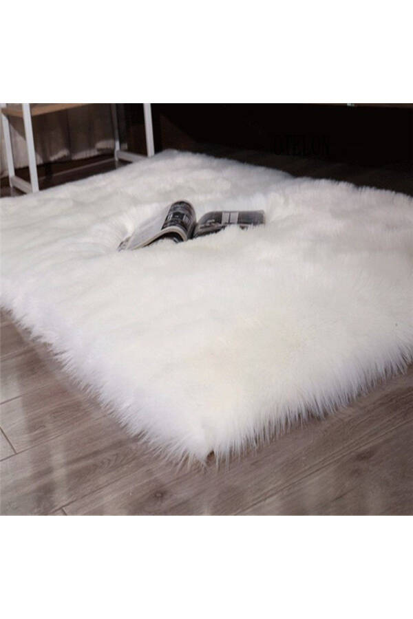 White Washable Plush Fleece - 2