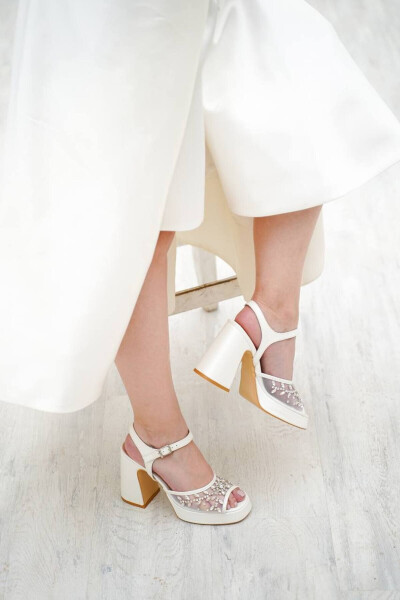 White Wedding Shoes - 12