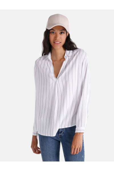 White women's blouse - 1