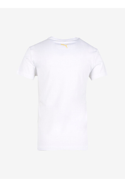 White Women's Round Neck T-shirt (67996603) - 2