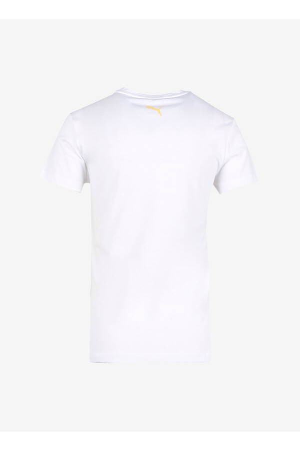 White Women's Round Neck T-shirt (67996603) - 2