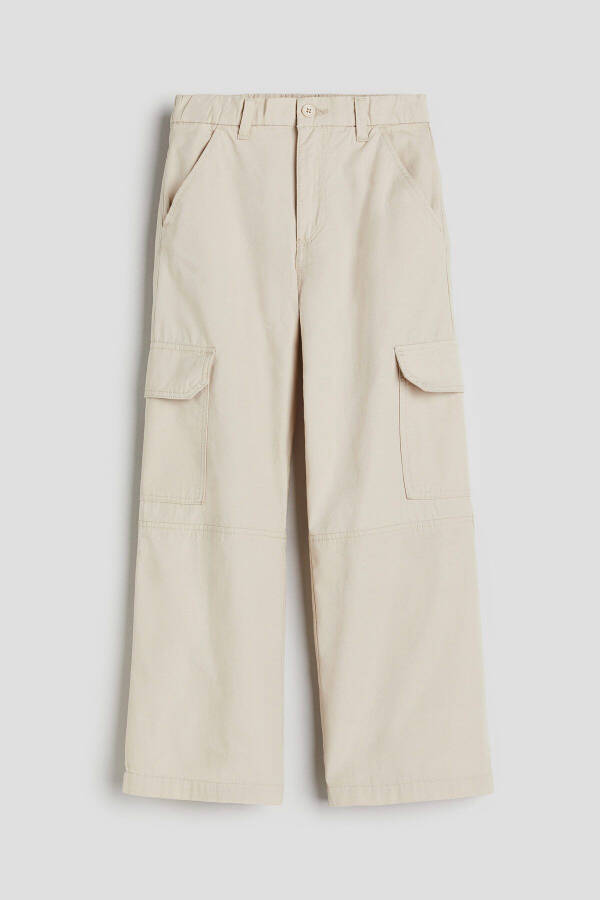 Wide cargo pants - 3