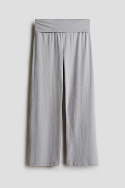 Wide-leg jersey pants - 1