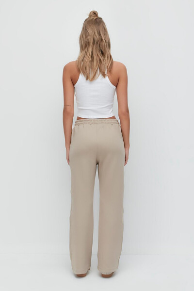 Wide Leg Spanish Leg Sweatpants 804 Stone - 6