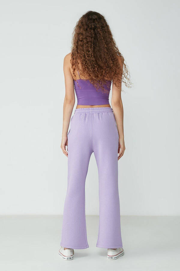 Wide Leg Spanish Leg Sweatpants 904 Lilac - 2