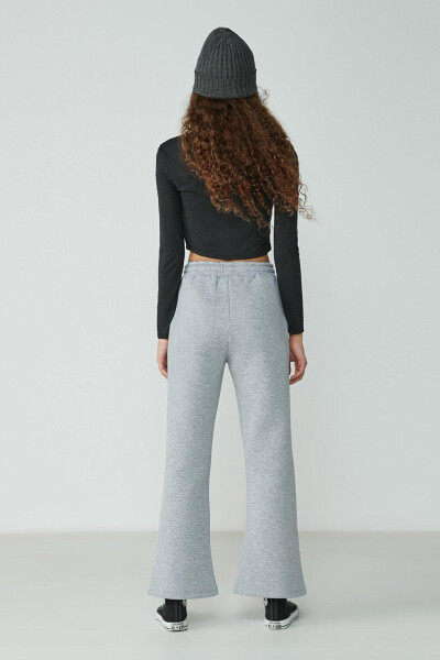 Wide Leg Spanish Trousers Sweatpants 904 Gray - 4