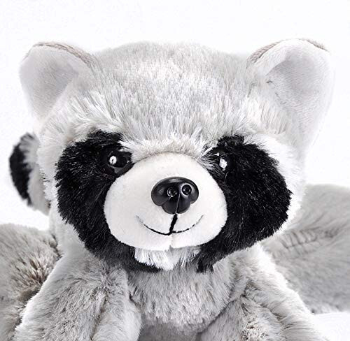 Wild Republic Raccoon Plush, Stuffed Animal, Plush Toy, Gifts for Kids, Hug’EMS 7 - 18