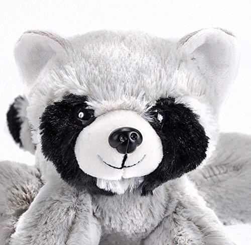 Wild Republic Raccoon Plush, Stuffed Animal, Plush Toy, Gifts for Kids, Hug’EMS 7 - 13