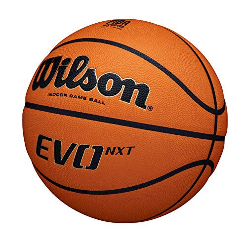 Wilson Basketball EVO NXT FIBA Game Ball, Mixed Leather, Ideal for Indoor, Size 7, Brown, WTB0965XB - 5