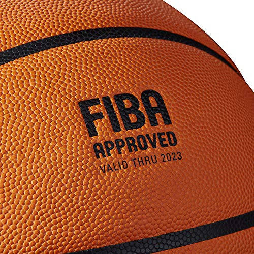 Wilson Basketball EVO NXT FIBA Game Ball, Mixed Leather, Ideal for Indoor, Size 7, Brown, WTB0965XB - 8