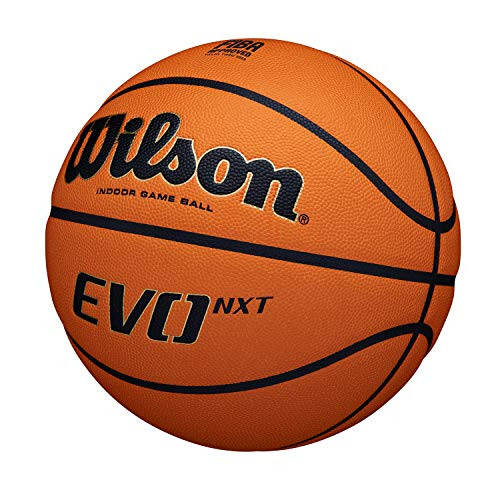 Wilson Basketbol EVO NXT FIBA Oyun Topu, Karma Deri, Kapalı Alanlar İçin Ideal, Boyut 7, Kahverengi, WTB0965XB - 5