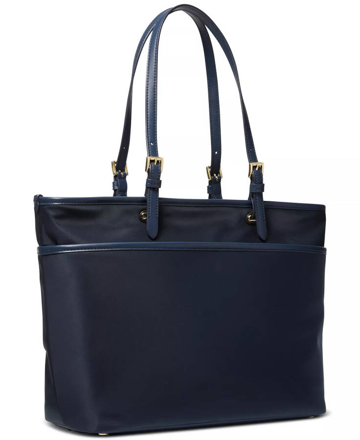 Winston Large Top Zip Multifunction Pocket Tote Navy Blue - 3