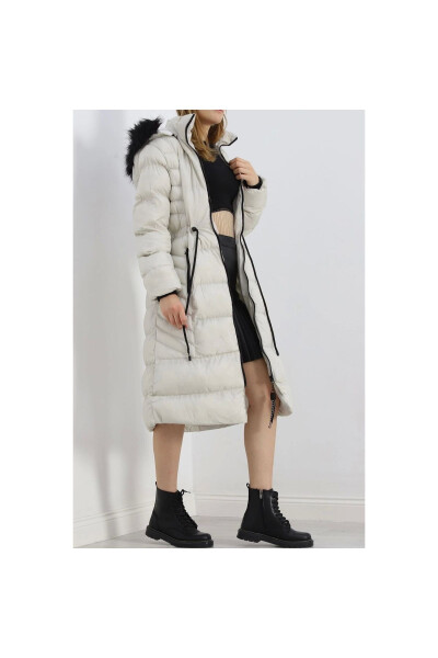 WİNTA - Fur Hood Parka Stone - 1788.1555 - 2