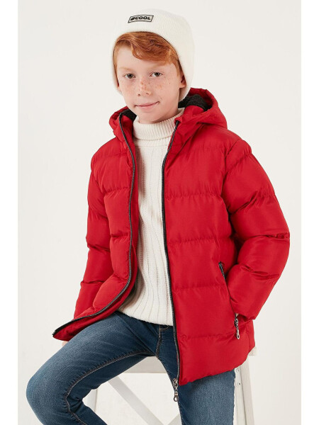 Winter Jacket with Hood, Pockets and Fleece Lining 5761911 - 1