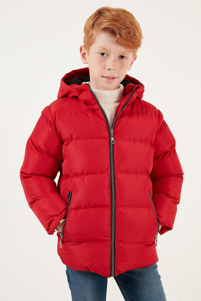 Winter Jacket with Hood, Pockets and Fleece Lining 5761911 - 8