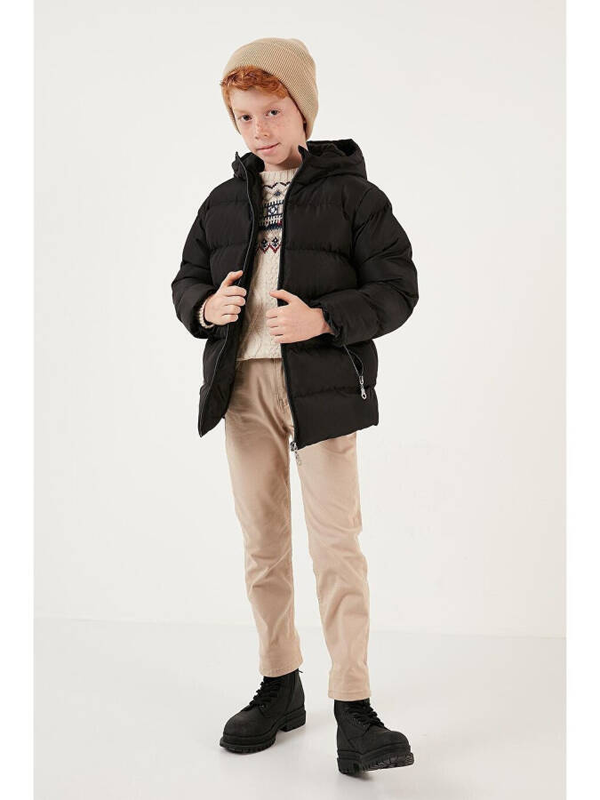 Winter Jacket with Hood, Pockets and Plush Lining 5761911 - 3