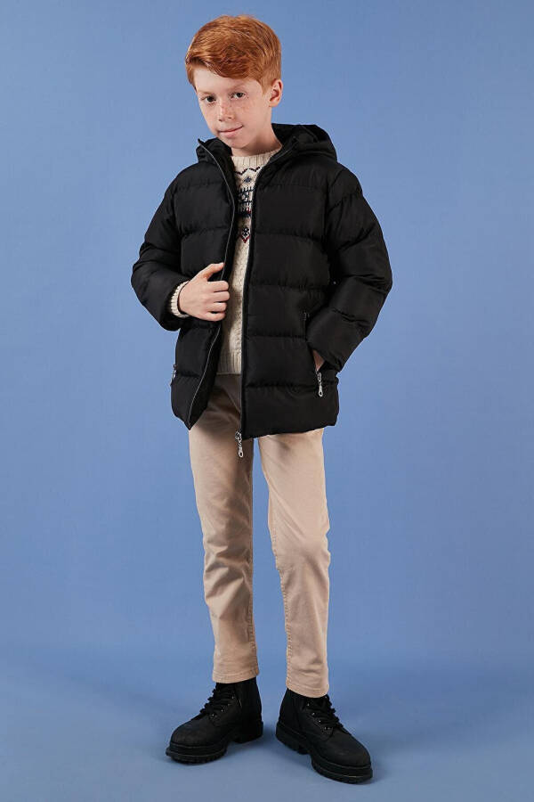 Winter Jacket with Hood, Pockets and Plush Lining 5761911 - 6