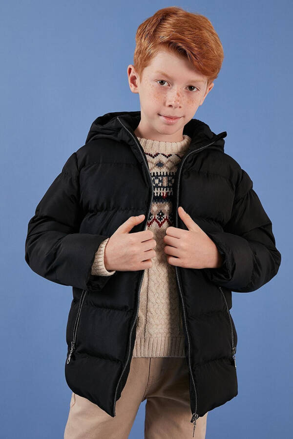 Winter Jacket with Hood, Pockets and Plush Lining 5761911 - 7