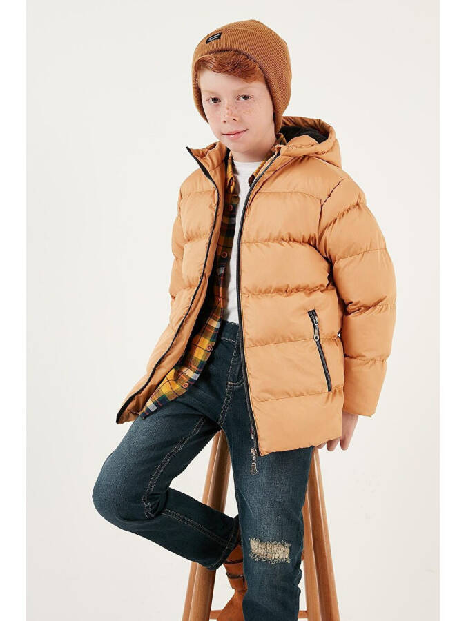 Winter Jacket with Hood, Pockets and Plush Lining 5761911 - 1