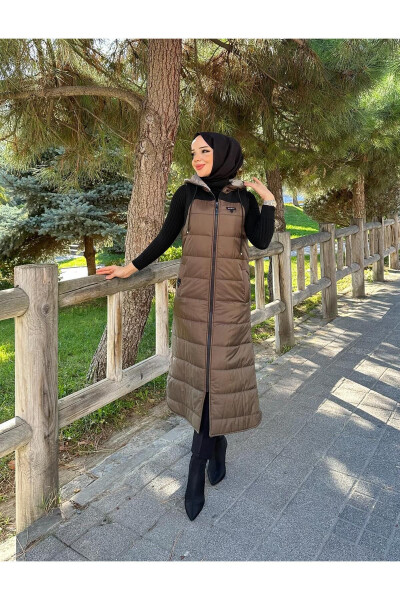 Winter Quilted Puffy Fiber Filled Women's Vest 50004 - 1