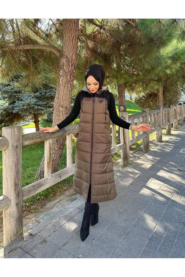 Winter Quilted Puffy Fiber Filled Women's Vest 50004 - 5